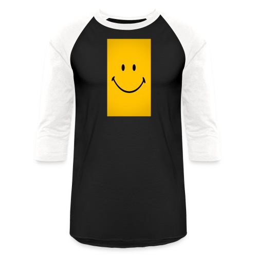 Smiley face - Unisex Baseball T-Shirt