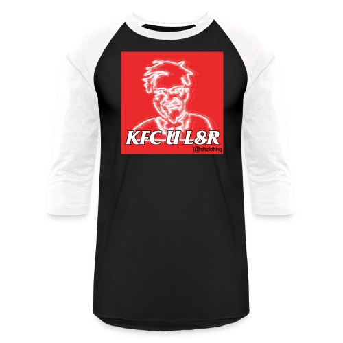 KFC U L8R - Unisex Baseball T-Shirt