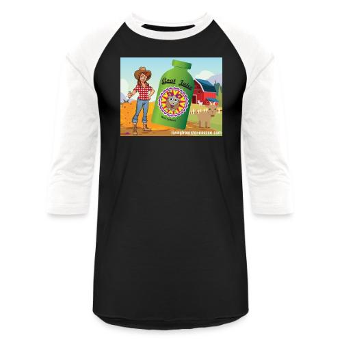 Nicole Sauce's Goat Juice - Unisex Baseball T-Shirt