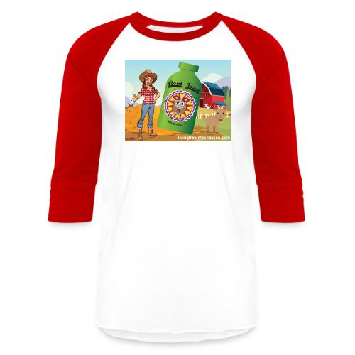 Nicole Sauce's Goat Juice - Unisex Baseball T-Shirt