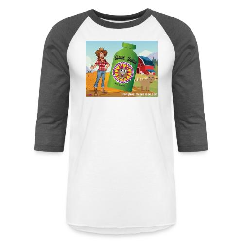 Nicole Sauce's Goat Juice - Unisex Baseball T-Shirt