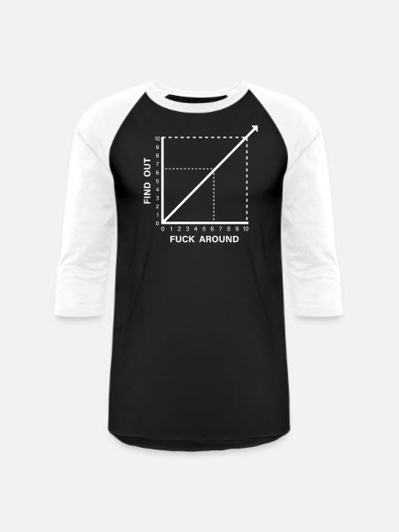 Discover the Consequences - Unisex Baseball T-Shirt - black/white
