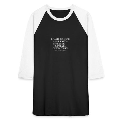 Knit a Sweater - Unisex Baseball T-Shirt