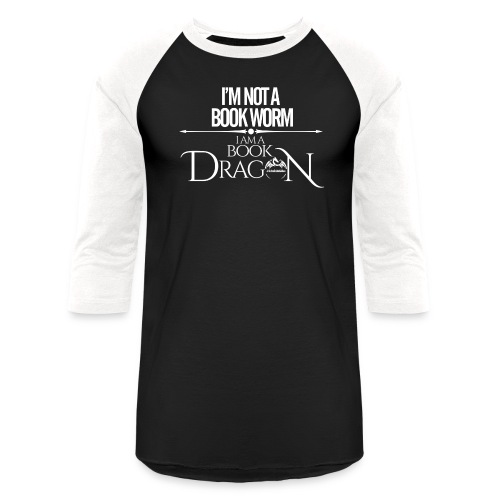 White Book Dragon - Unisex Baseball T-Shirt