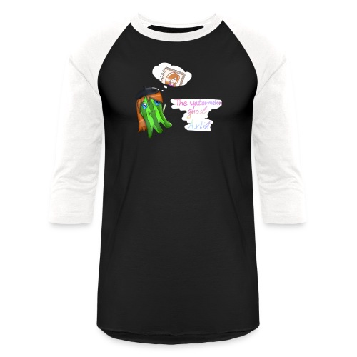 The watermelon ghost artist - Unisex Baseball T-Shirt