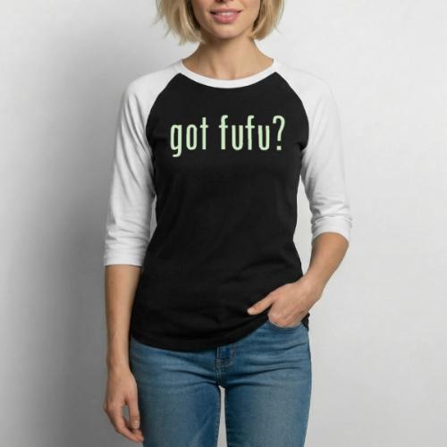 gotfufu-black - Unisex Baseball T-Shirt