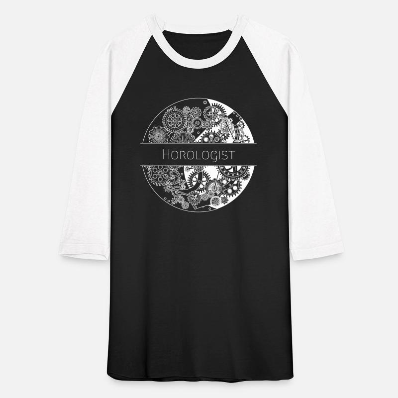 Horologist - Filigree Clockwork Design on Unisex Baseball T-Shirt ...