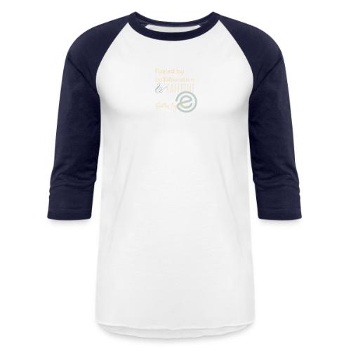 Fueled by Caffeine dark - Unisex Baseball T-Shirt