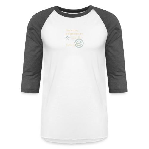 Fueled by Caffeine dark - Unisex Baseball T-Shirt
