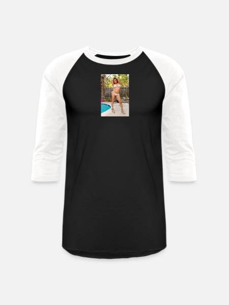 Jessy Dubai - Unisex Baseball T-Shirt - black/white