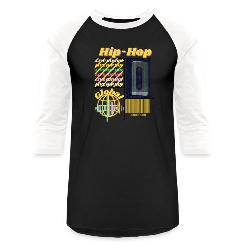 Live hiphop - Unisex Baseball T-Shirt