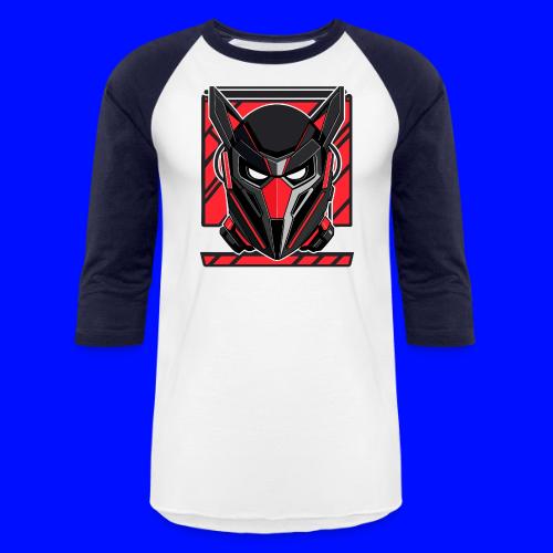 Evil Robot - Unisex Baseball T-Shirt