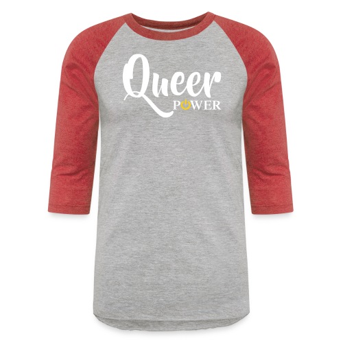 Queer Power T-Shirt 04 - Unisex Baseball T-Shirt