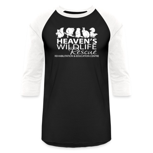 HWR White - Unisex Baseball T-Shirt