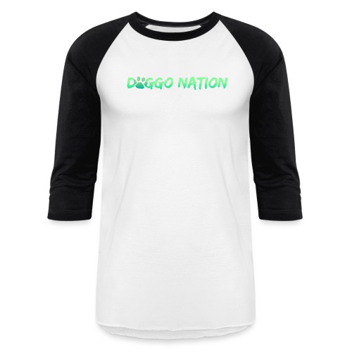 DoggoNation Logo - Unisex Baseball T-Shirt