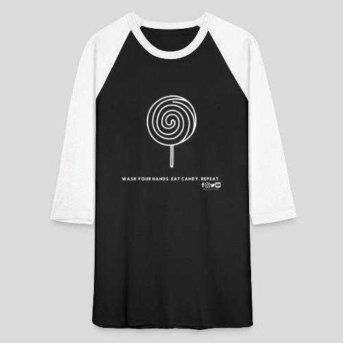 Wash Your Hands (White Design) - Unisex Baseball T-Shirt