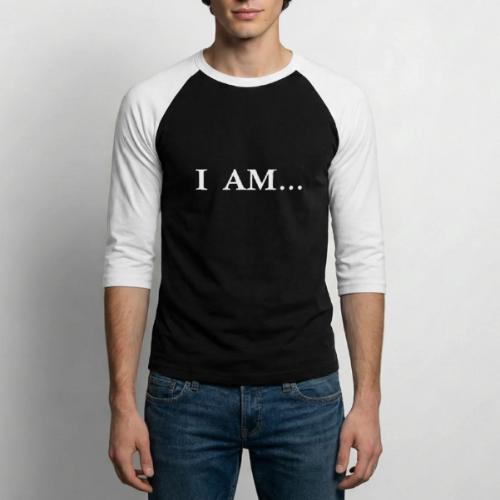 I AM... BARBELL - ELBOW - Unisex Baseball T-Shirt