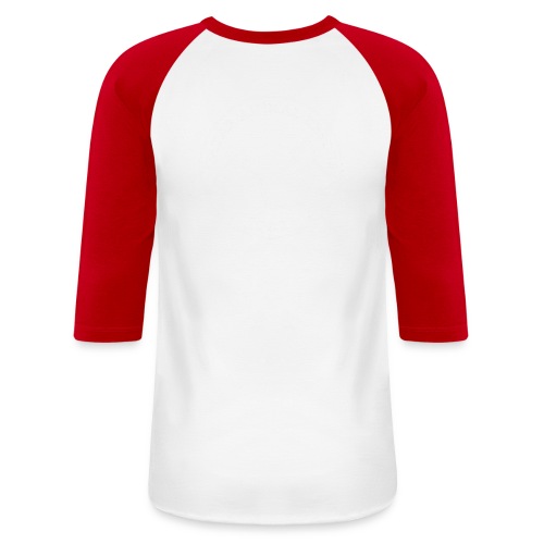 Merch with White Logo - Unisex Baseball T-Shirt