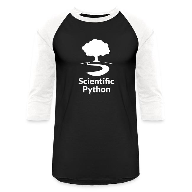 scientific python white logo