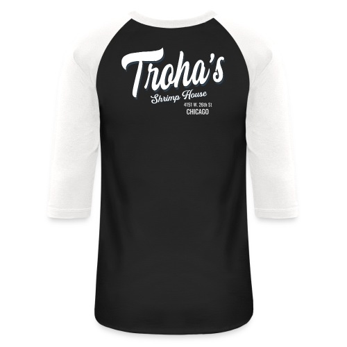 Trohas Shrimp House - Unisex Baseball T-Shirt