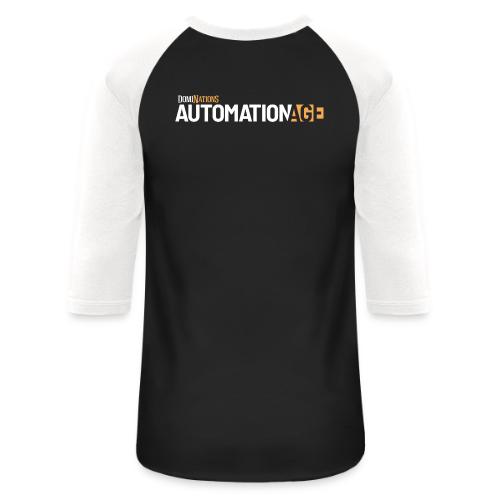 Automation Age - Double Sided - Unisex Baseball T-Shirt