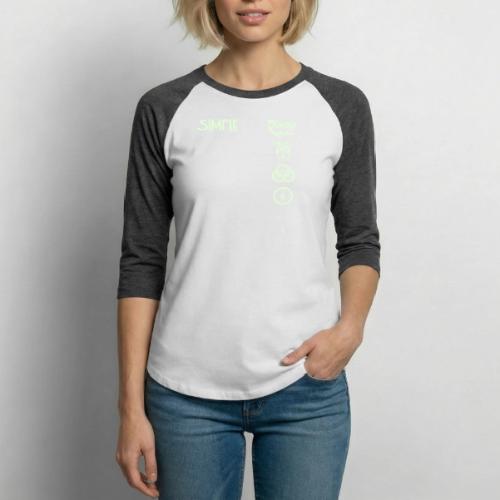 simplesymbolsvert - Unisex Baseball T-Shirt