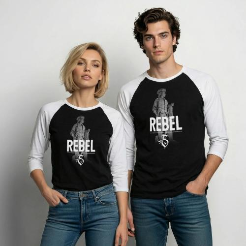 Minuteman Rebel OG - Unisex Baseball T-Shirt
