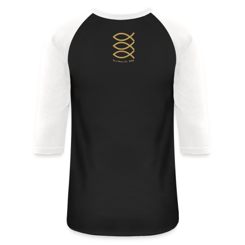 Gold Official Back logo - Unisex Baseball T-Shirt