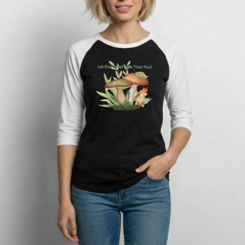 Unplug Series with Logo - Unisex Baseball T-Shirt