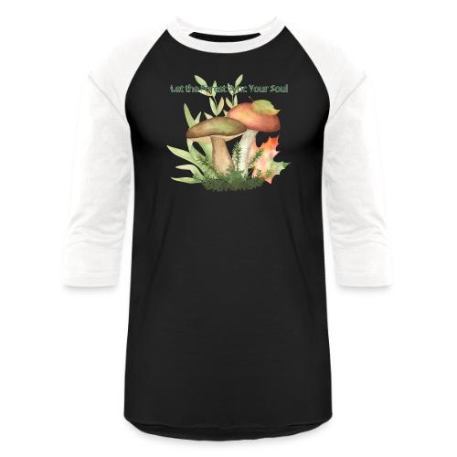 Unplug Series with Logo - Unisex Baseball T-Shirt