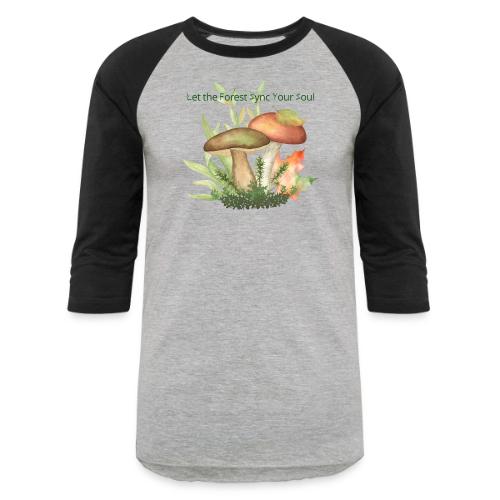 Unplug Series with Logo - Unisex Baseball T-Shirt