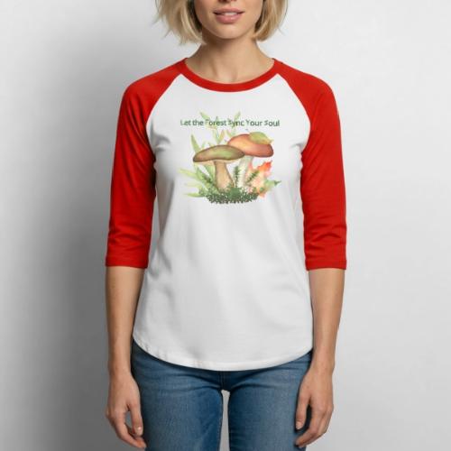 Unplug Series with Logo - Unisex Baseball T-Shirt