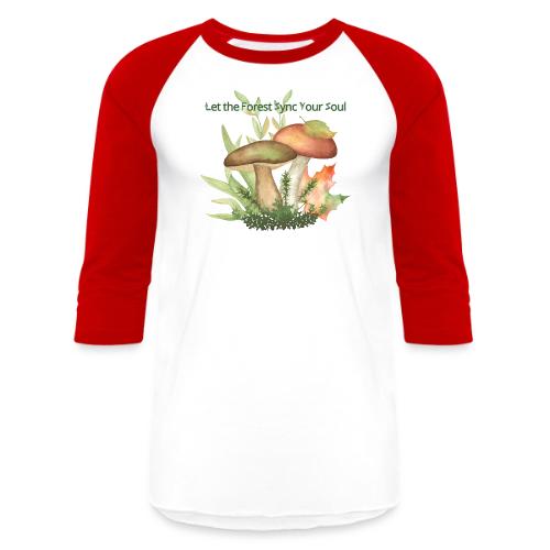 Unplug Series with Logo - Unisex Baseball T-Shirt