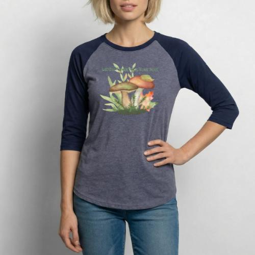 Unplug Series with Logo - Unisex Baseball T-Shirt