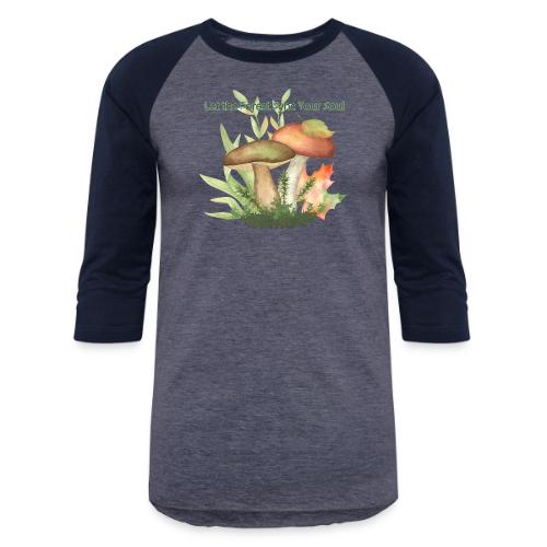 Unplug Series with Logo - Unisex Baseball T-Shirt