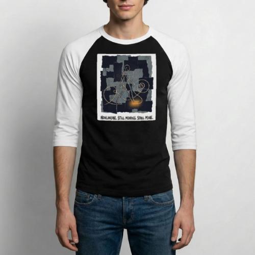 Recovery Mantra Nonlinear. Still moving. - Unisex Baseball T-Shirt