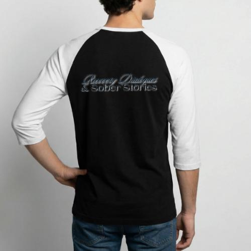 Recovery Mantra Empowered by what I survived - Unisex Baseball T-Shirt