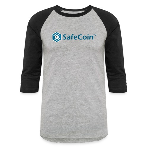 SafeCoin - Show your support! - Unisex Baseball T-Shirt