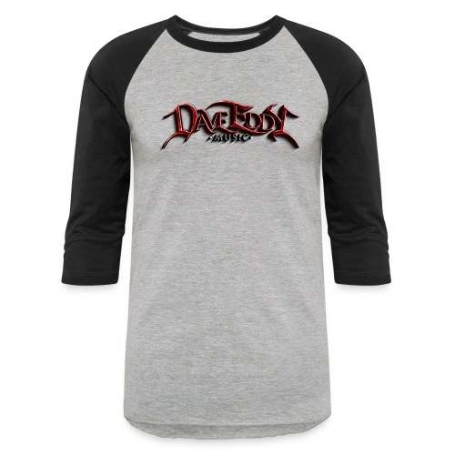 Dave Eddy Metal Logo - Unisex Baseball T-Shirt