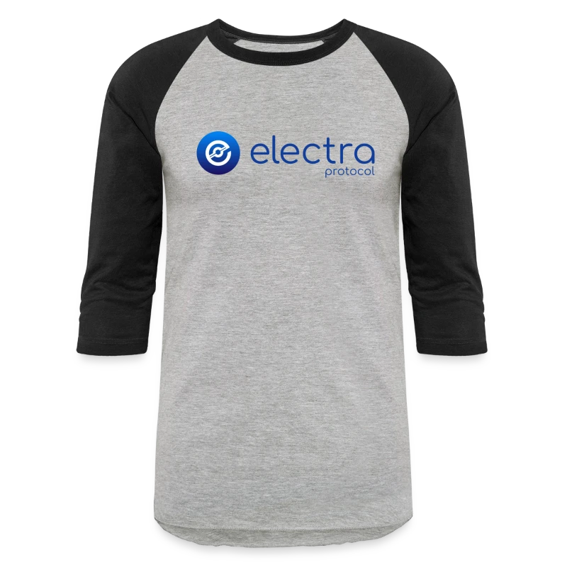 Electra Protocol Blue Logo - Unisex Baseball T-Shirt