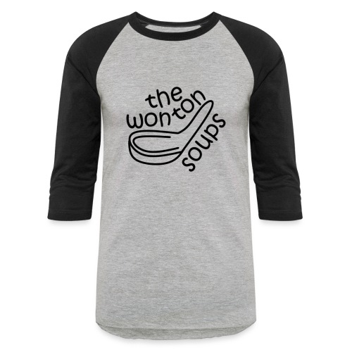 Vintage Soups Dark - Unisex Baseball T-Shirt