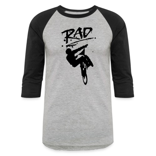 RAD BMX Bike Graffiti 80s Movie Radical Shirts - Unisex Baseball T-Shirt