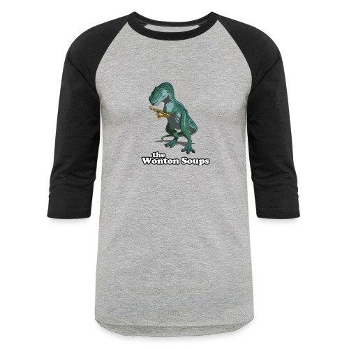 Tyrannosaurus Sax - Unisex Baseball T-Shirt