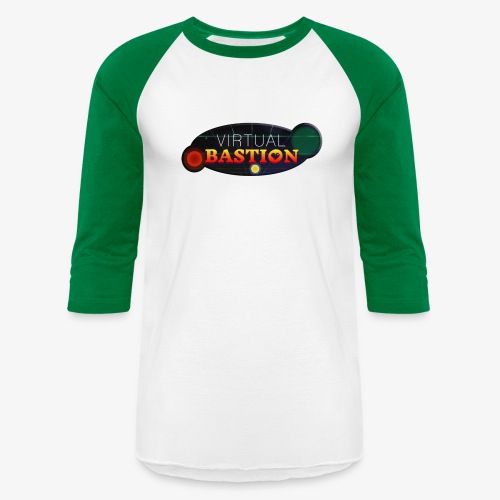 Virtual Bastion: Space Logo - Unisex Baseball T-Shirt