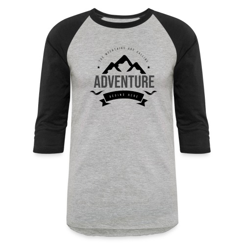 The mountains are calling T-shirt - Unisex Baseball T-Shirt