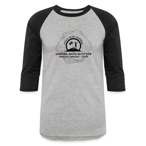 Pikes Peak Gamers Convention 2018 - Clothing - Unisex Baseball T-Shirt