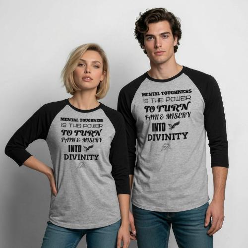 Mental Toughness - Unisex Baseball T-Shirt