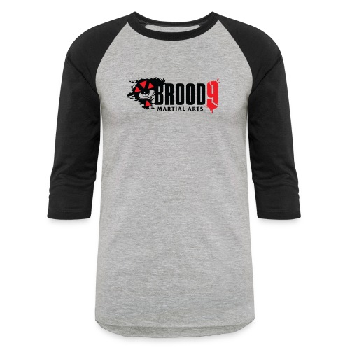 B9 LOGO TSHIRT BLACK png - Unisex Baseball T-Shirt