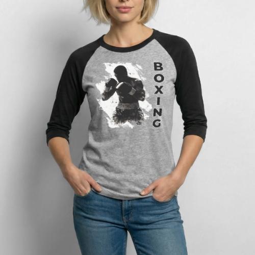 Boxing Vibes - Unisex Baseball T-Shirt