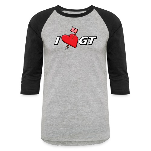 I ❤️ Golden Tee - Unisex Baseball T-Shirt